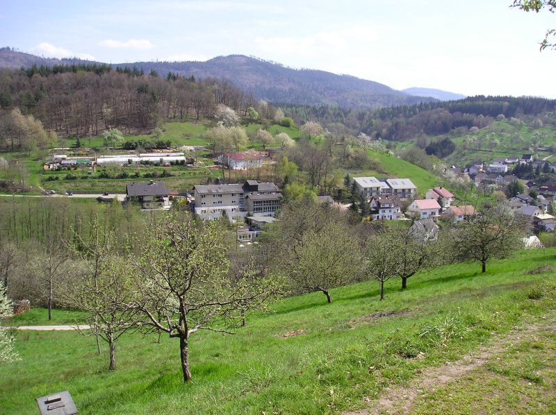 Die Klinik liegt am Ortsrand von Michelbach im schnen Schwarzwald.